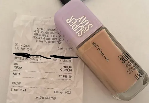 Maybelline Super Stay 30H Fondöten 108 Ton – Sıfır,