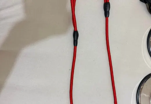 Sıfır Kırmızı Renkli Köpek Yürüyüş ve Eğitim Tasması