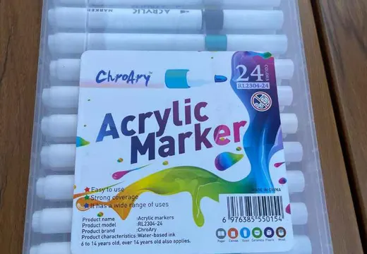 🎨 ACRYLİK MARKER SET — 24’LÜ | SANATÇI KALİTESİ
