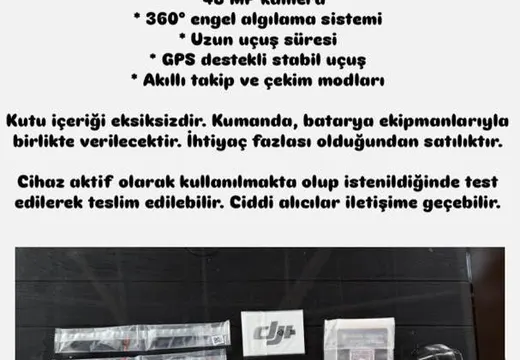 Acil Satılık DJI mini 4 pro.