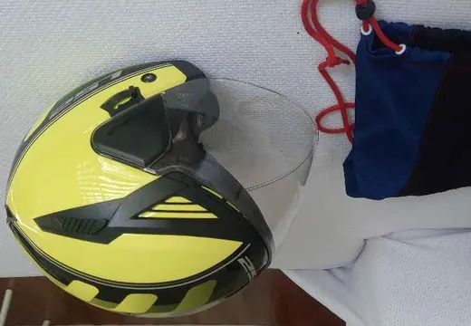 Kask sıfırdır..