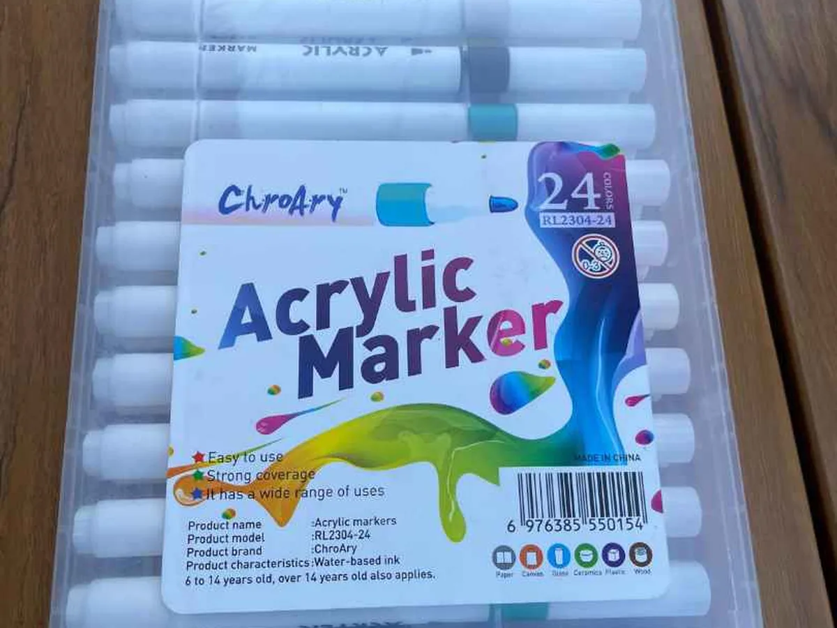 🎨 ACRYLİK MARKER SET — 24’LÜ | SANATÇI KALİTESİ