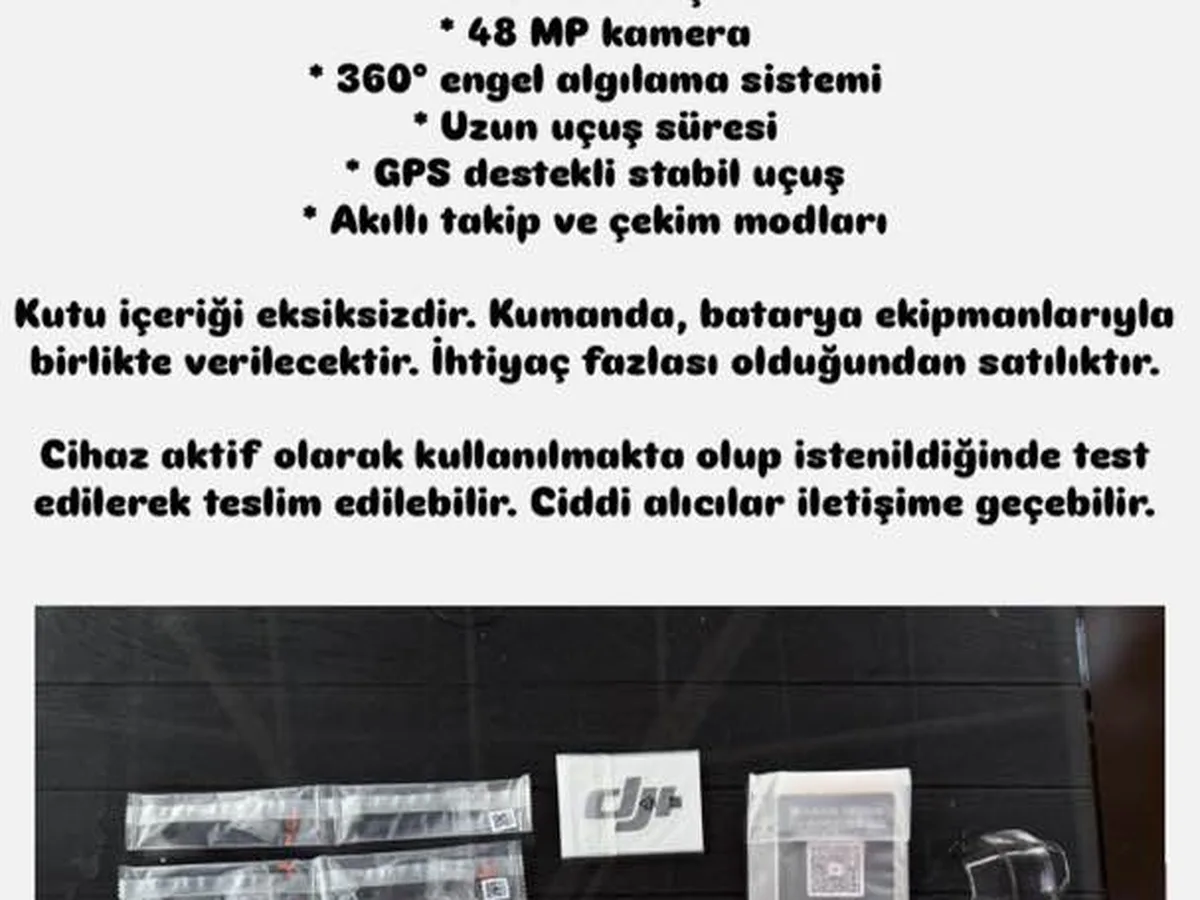 Acil Satılık DJI mini 4 pro.