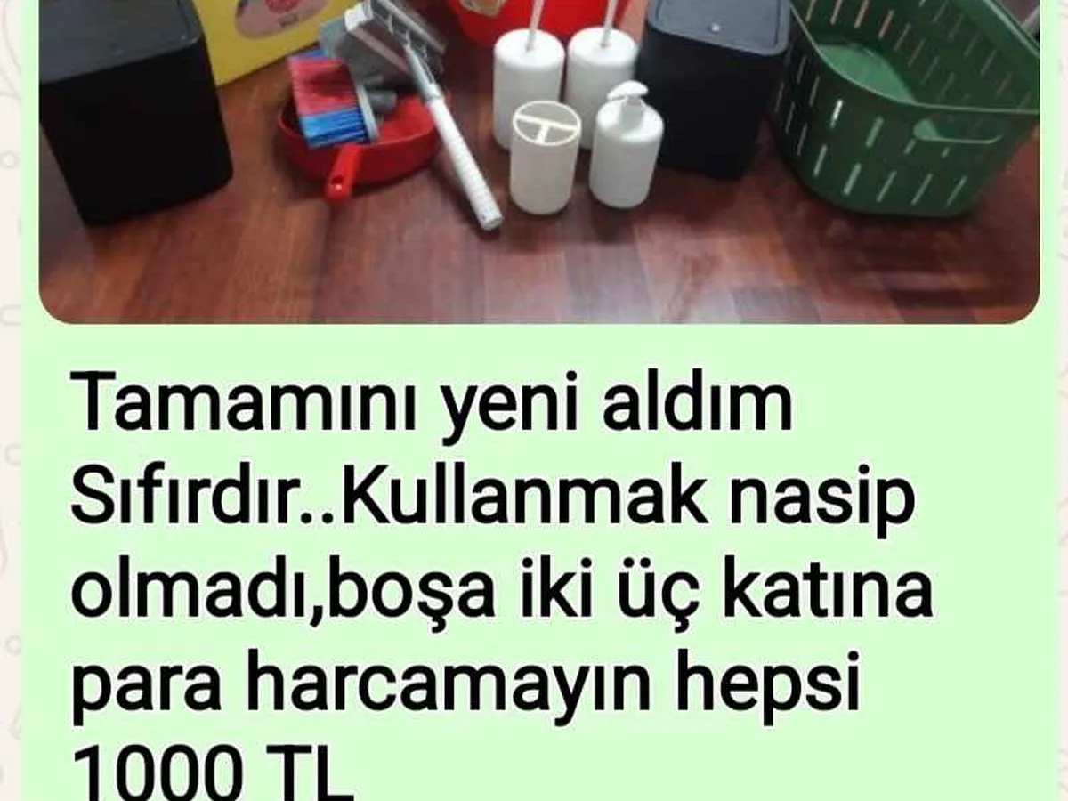 Ürünler sıfırdır.