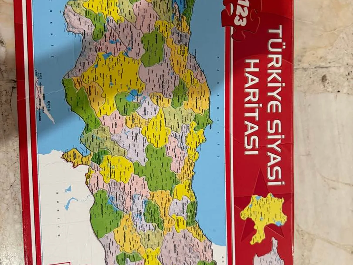 Türkiye siyasi haritası puzzle