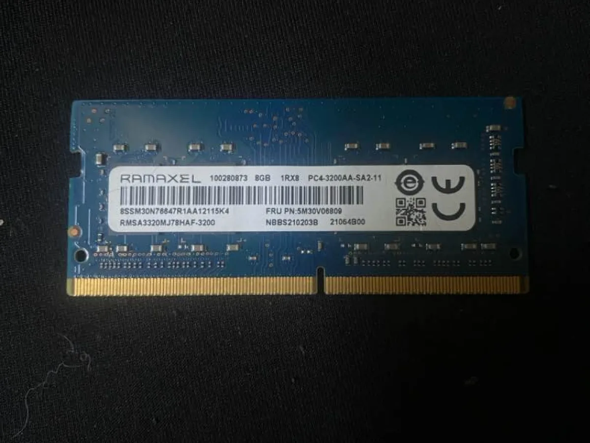 8. GB DDR 4 ram