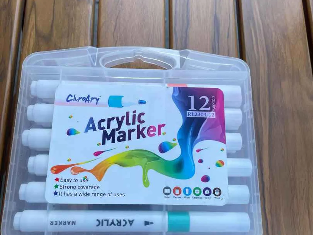 🎨 ACRYLİC MARKER KALEM SETİ — 12’Lİ | UYGUN FİYAT