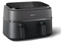 Philips 3000 Serisi NA350/00 Çift Hazneli Airfryer – Sıfır & 5