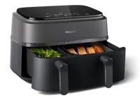 Philips 3000 Serisi NA350/00 Çift Hazneli Airfryer – Sıfır & 3