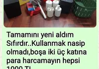 Ürünler sıfırdır. 1